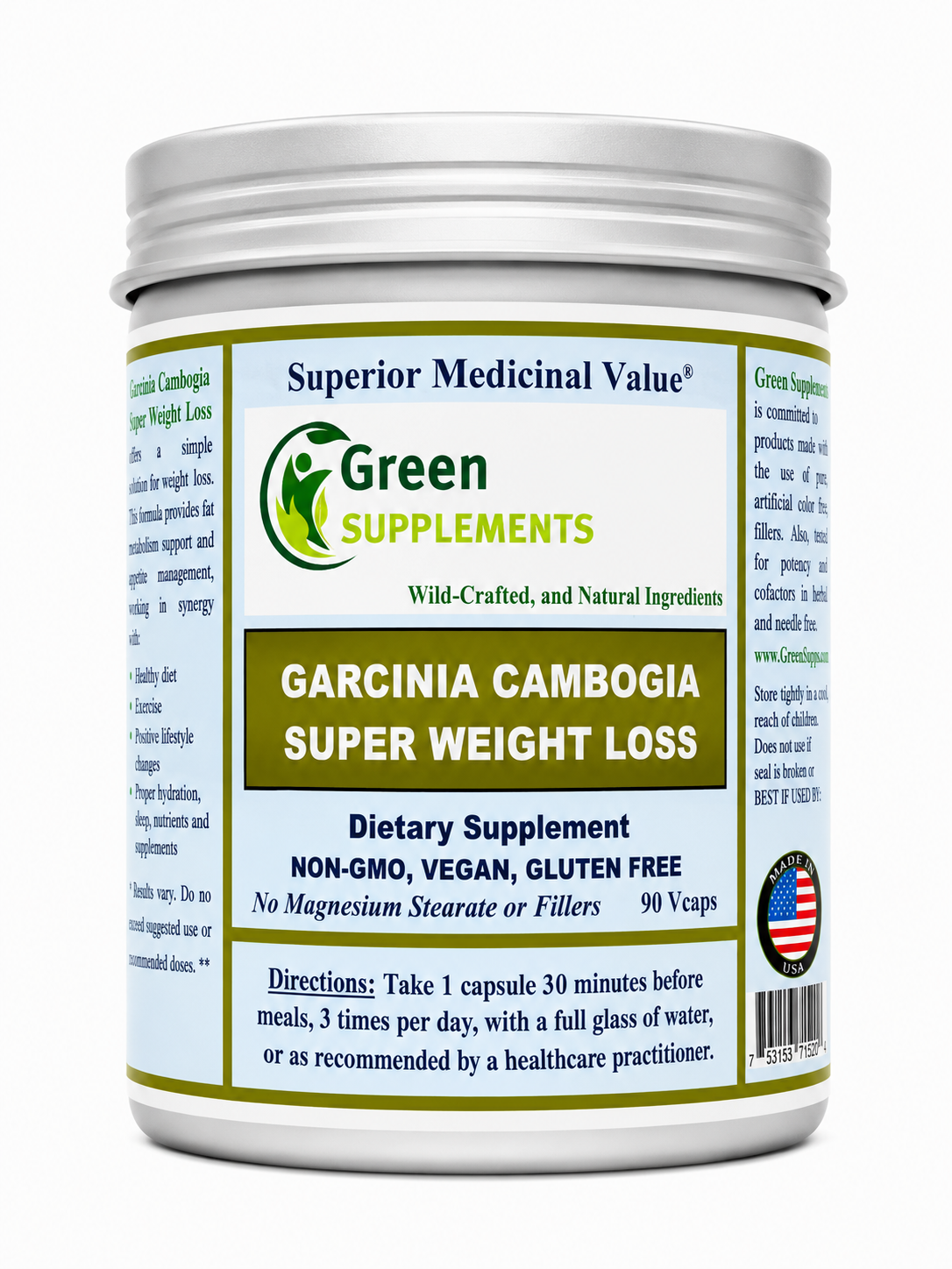 Garcinia Cambogia, Super, Weight Loss